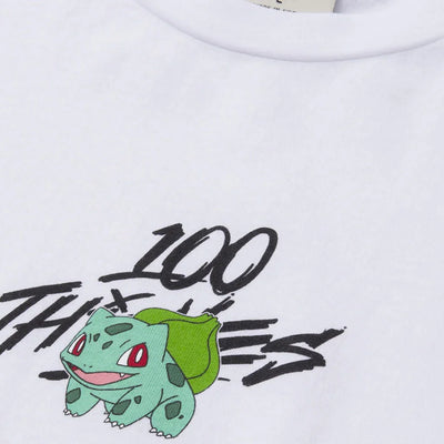 100 Thieves x Pokémon Bulbasaur Core T-shirt White