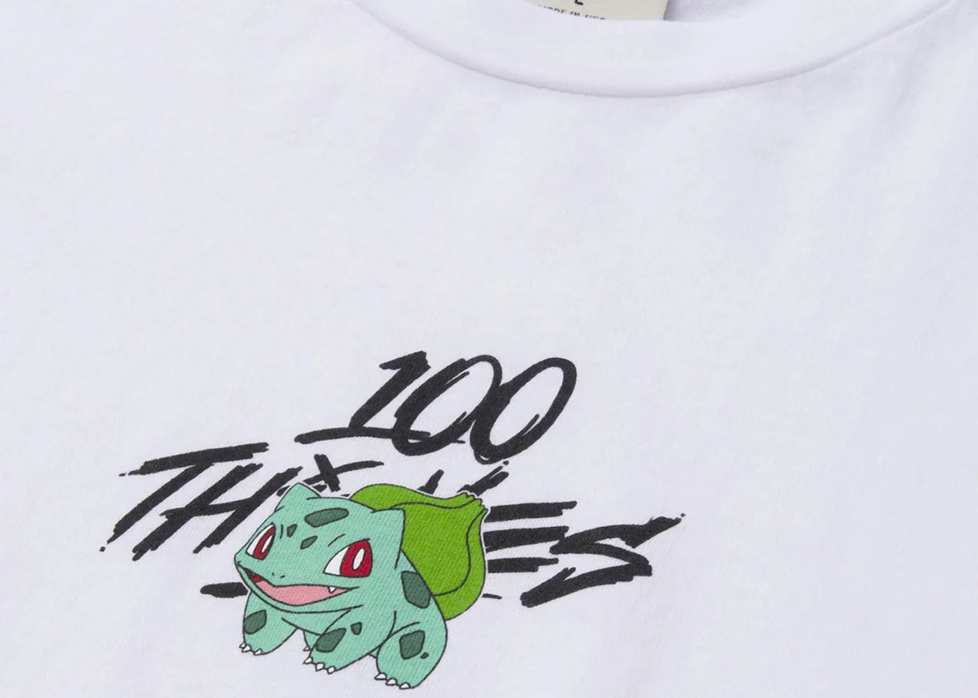 100 Thieves x Pokémon Bulbasaur Core T-shirt White