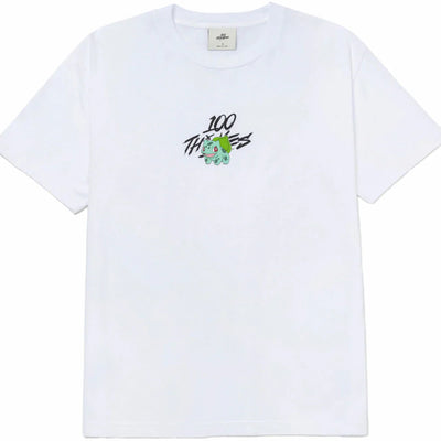 100 Thieves x Pokémon Bulbasaur Core T-shirt White