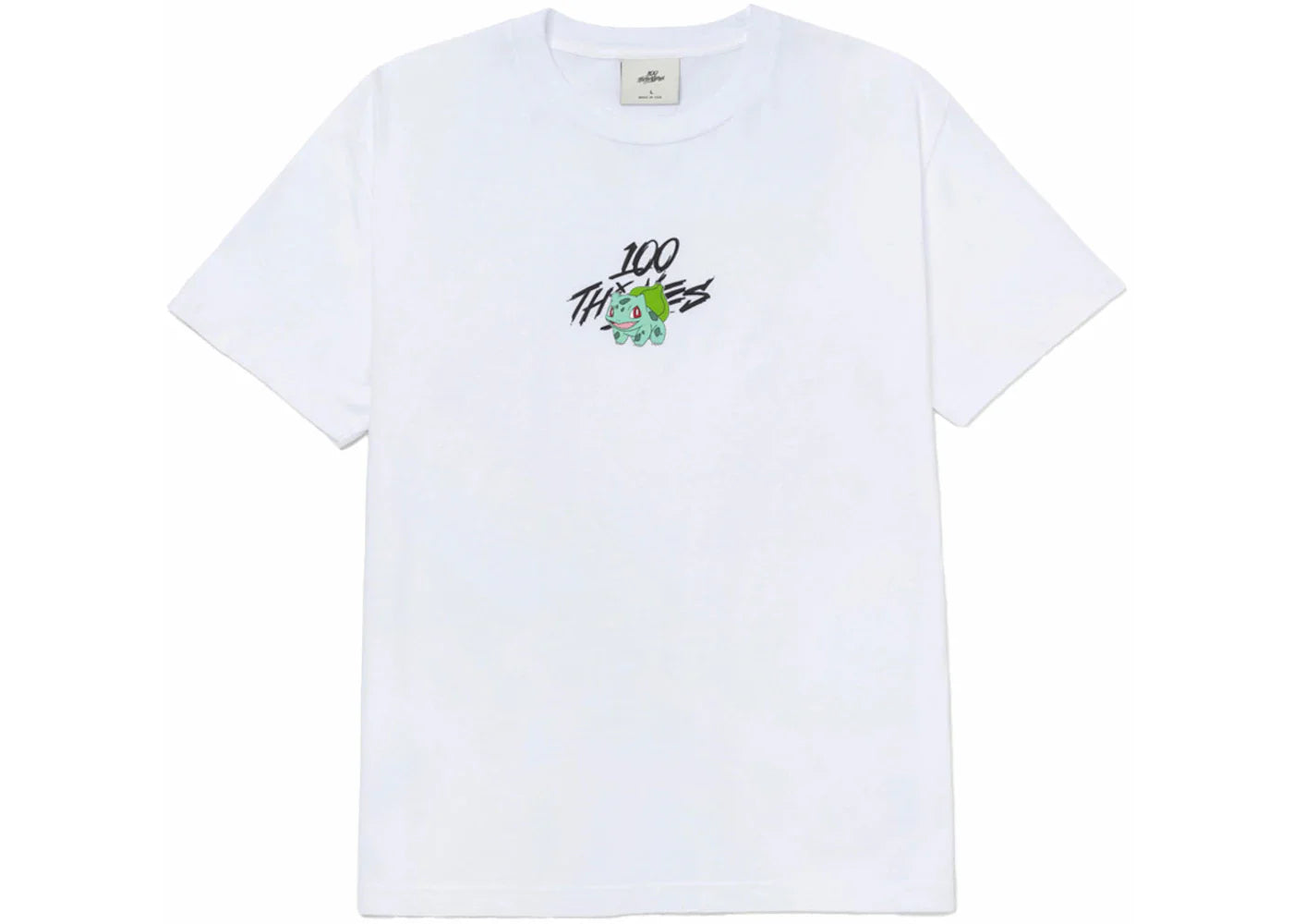 100 Thieves x Pokémon Bulbasaur Core T-shirt White