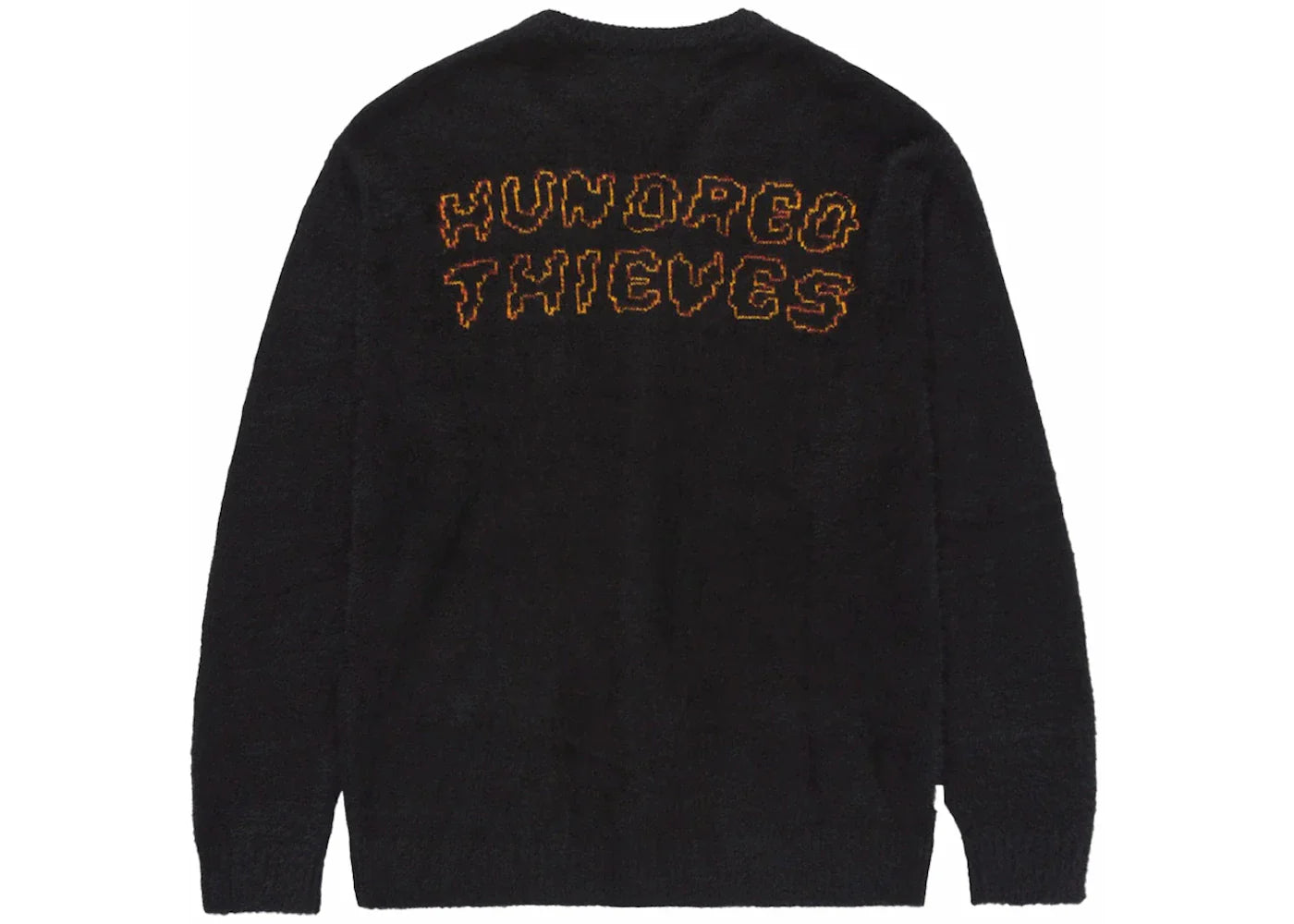 100 Thieves x Pokémon Charmander Cardigan Black