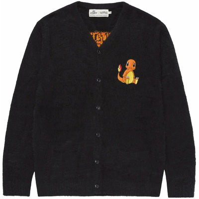100 Thieves x Pokémon Charmander Cardigan Black