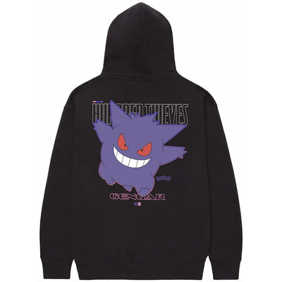 100 Thieves x Pokémon Gengar Hoodie Washed Black