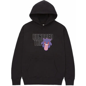 100 Thieves x Pokémon Gengar Hoodie Washed Black