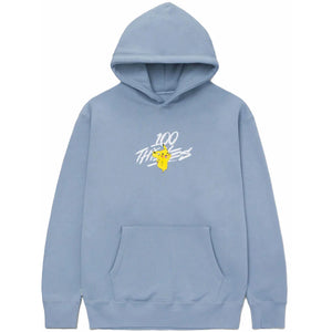100 Thieves x Pokémon Pikachu Core Hoodie Medium Blue