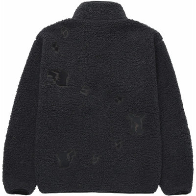 100 Thieves x Pokémon Pikachu Sherpa Fleece Jacket Grey