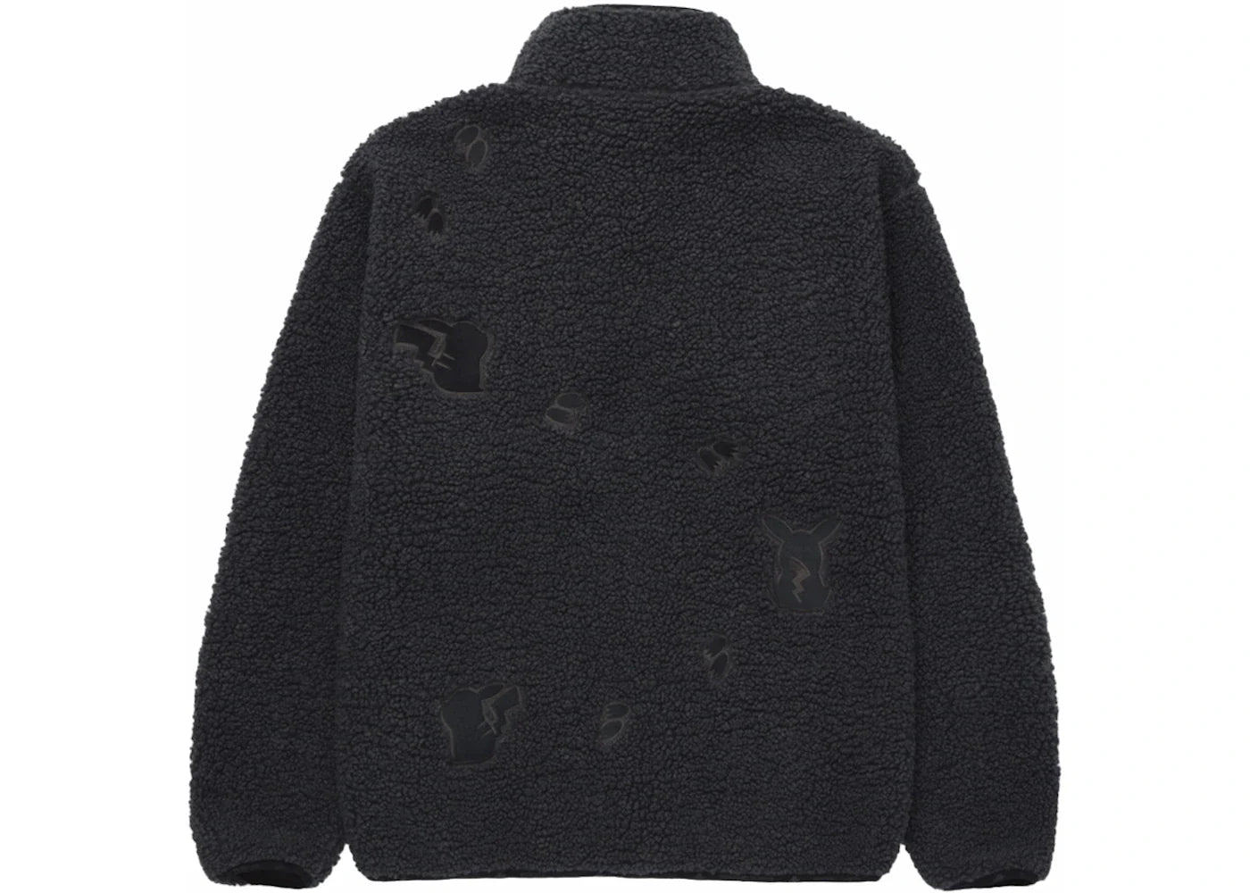 100 Thieves x Pokémon Pikachu Sherpa Fleece Jacket Grey