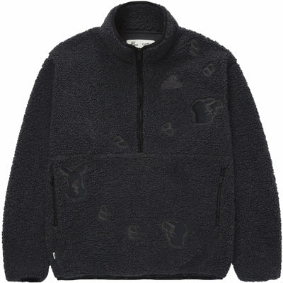 100 Thieves x Pokémon Pikachu Sherpa Fleece Jacket Grey