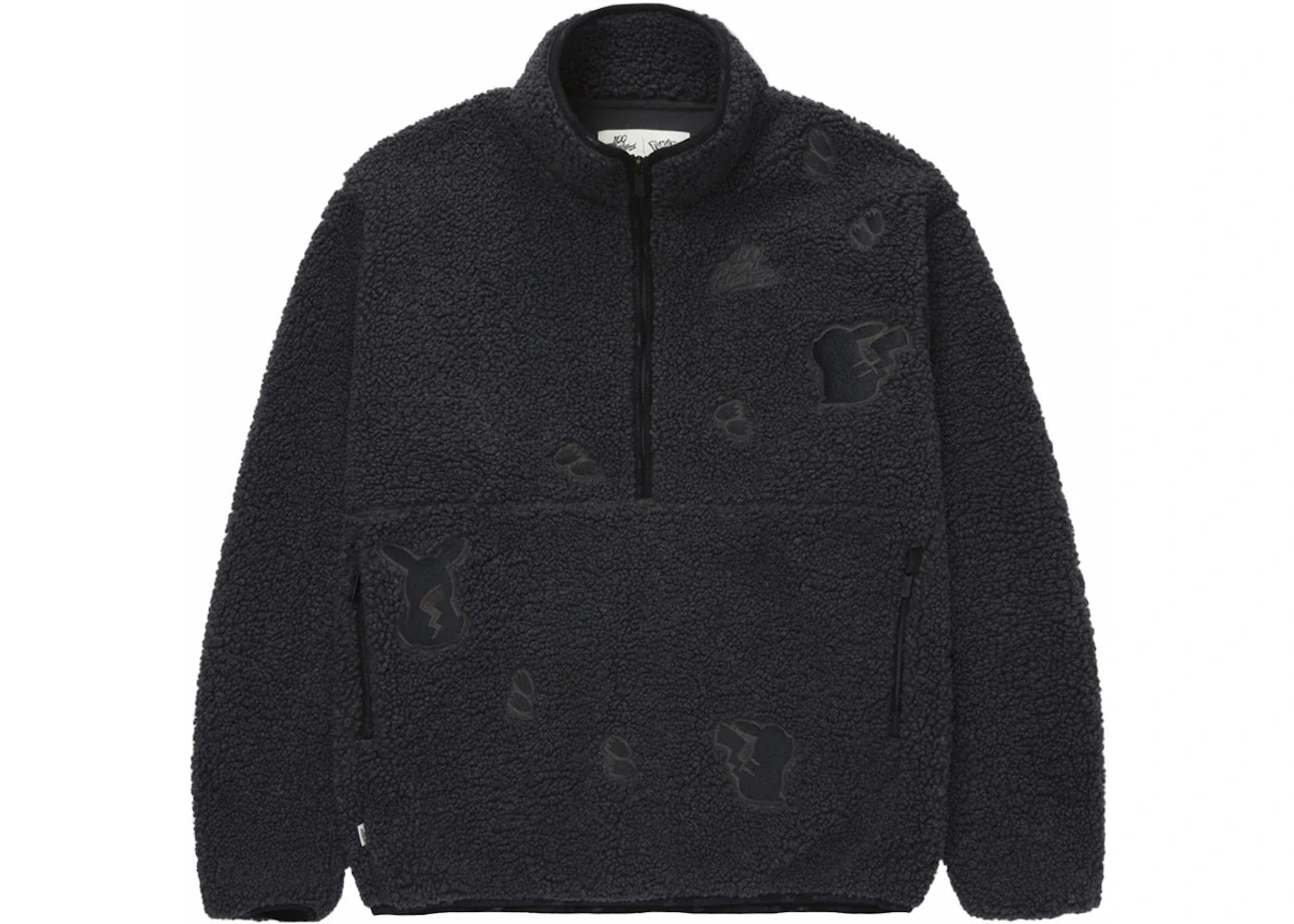 100 Thieves x Pokémon Pikachu Sherpa Fleece Jacket Grey