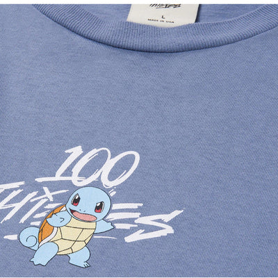 100 Thieves x Pokémon Squirtle Core T-shirt Medium Blue