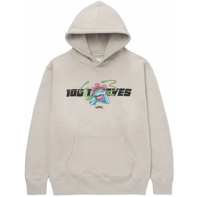 100 Thieves x Pokémon Venusaur Hoodie Light Grey