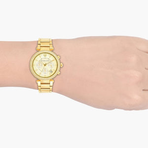 Michael Kors Parker Gold Dial Women 39mm