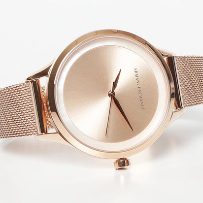Armani Exchange Harper  Rose Gold Dial Women 38mm