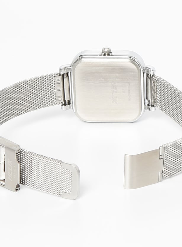 Helix Square Shaped Pink Dial