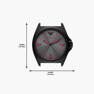 Emporio Armani Analog Grey Dial Men 40mm