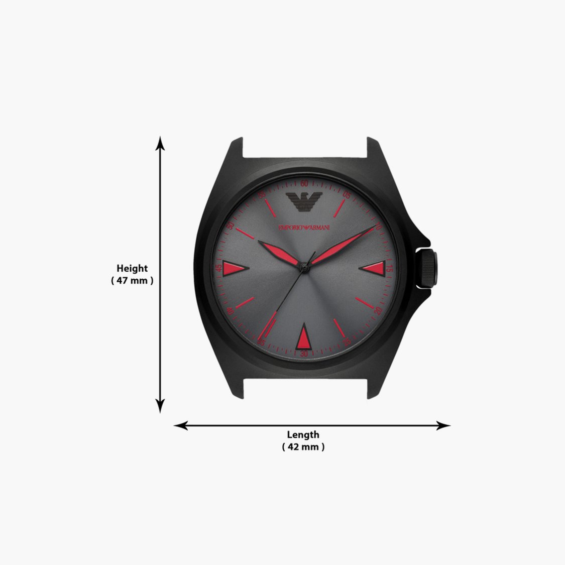 Emporio Armani Analog Grey Dial Men 40mm