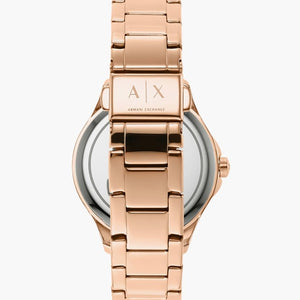 Armani Exchange Lady Hampton Rose Gold Dial Women 36mm
