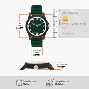 Armani Exchange Outerbanks Green Dial Men 44mm