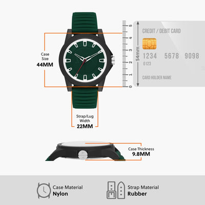 Armani Exchange Outerbanks Green Dial Men 44mm