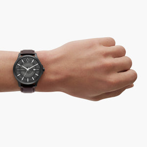 Armani Exchange Hampton Black Dial Men 46mm