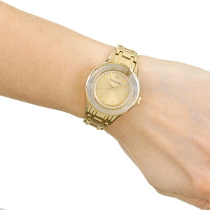 Swarovski Alegria Gold Dial Women 33mm