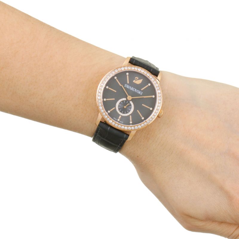 Swarovski Graceful Lady Grey Dial Women 37mm