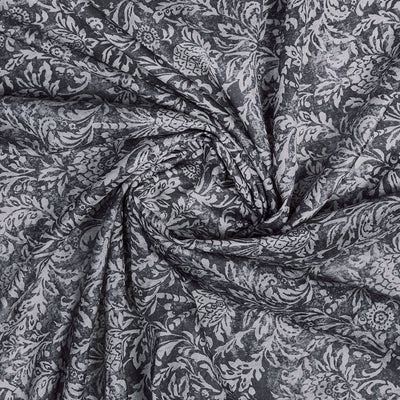 Grey Poly Silk Festival Saree With Blouse Piece