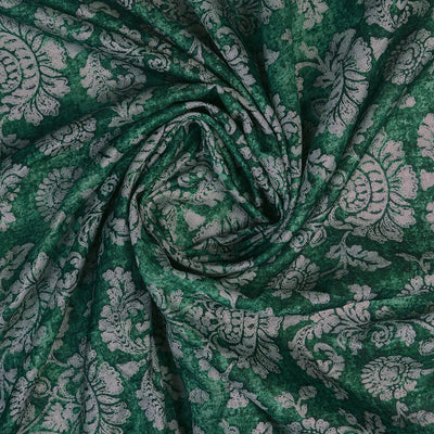 Teal Poly Silk Daily Wear Saree With Blouse Piece