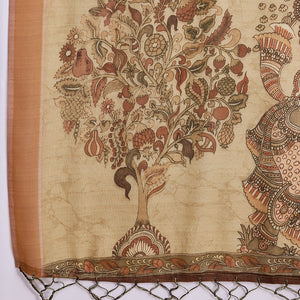 Pink Poly Silk Festival Saree With Blouse Piece