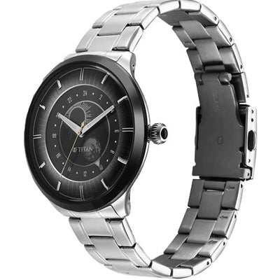 Titan Luna Sun Moon Phase in Frost Grey - Stellar Edition 43mm 10028KM02