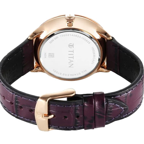 Titan Caelum Sun Moon Sub-Dial in Imperial Purple - Stellar Edition 43mm 10028WL01