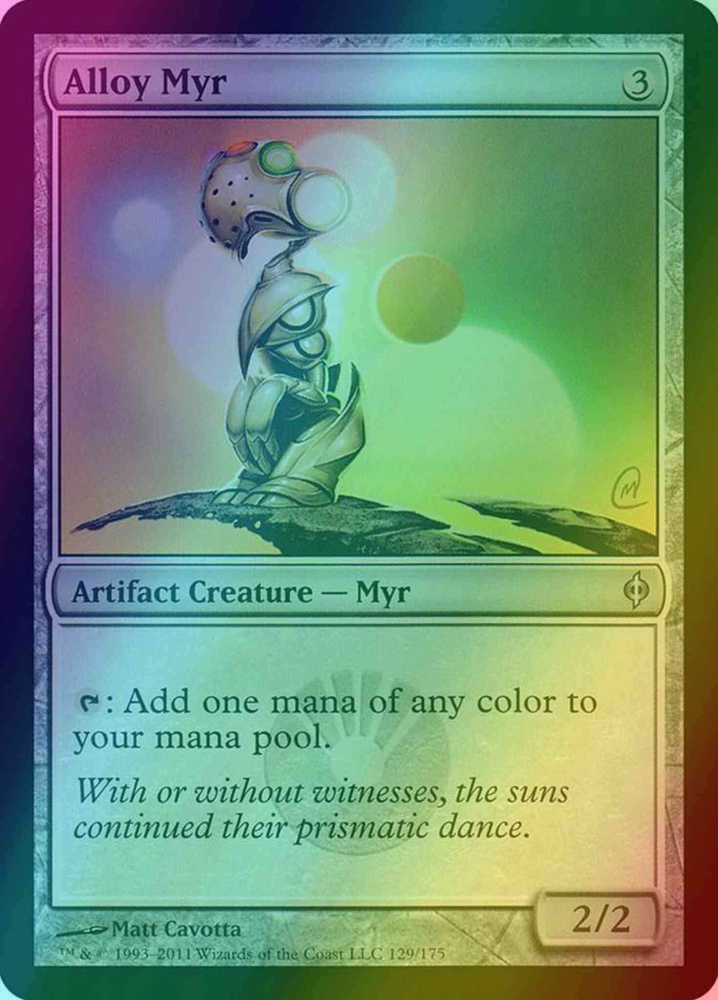 Alloy Myr [129] [New Phyrexia] [Foil]