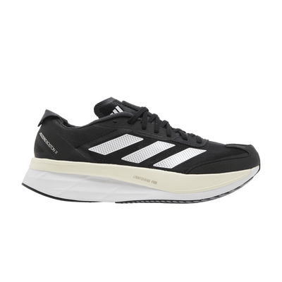 adidas Adizero Boston 11 Black White Carbon (Wide)