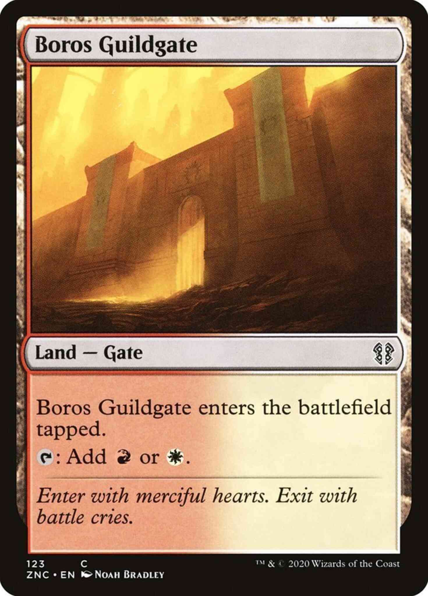 Boros Guildgate [123] [Zendikar Rising Commander] [Non-Foil]