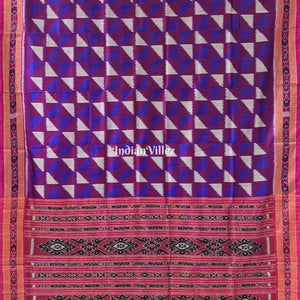 Multicolor Odisha Handloom Khandua Silk Saree