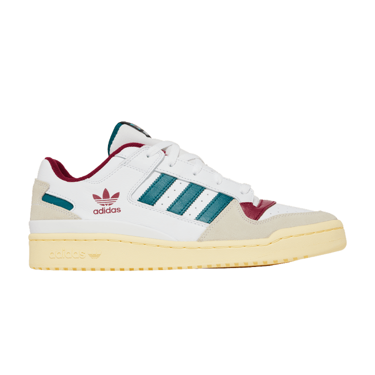 adidas Forum Low White Teal Burgundy