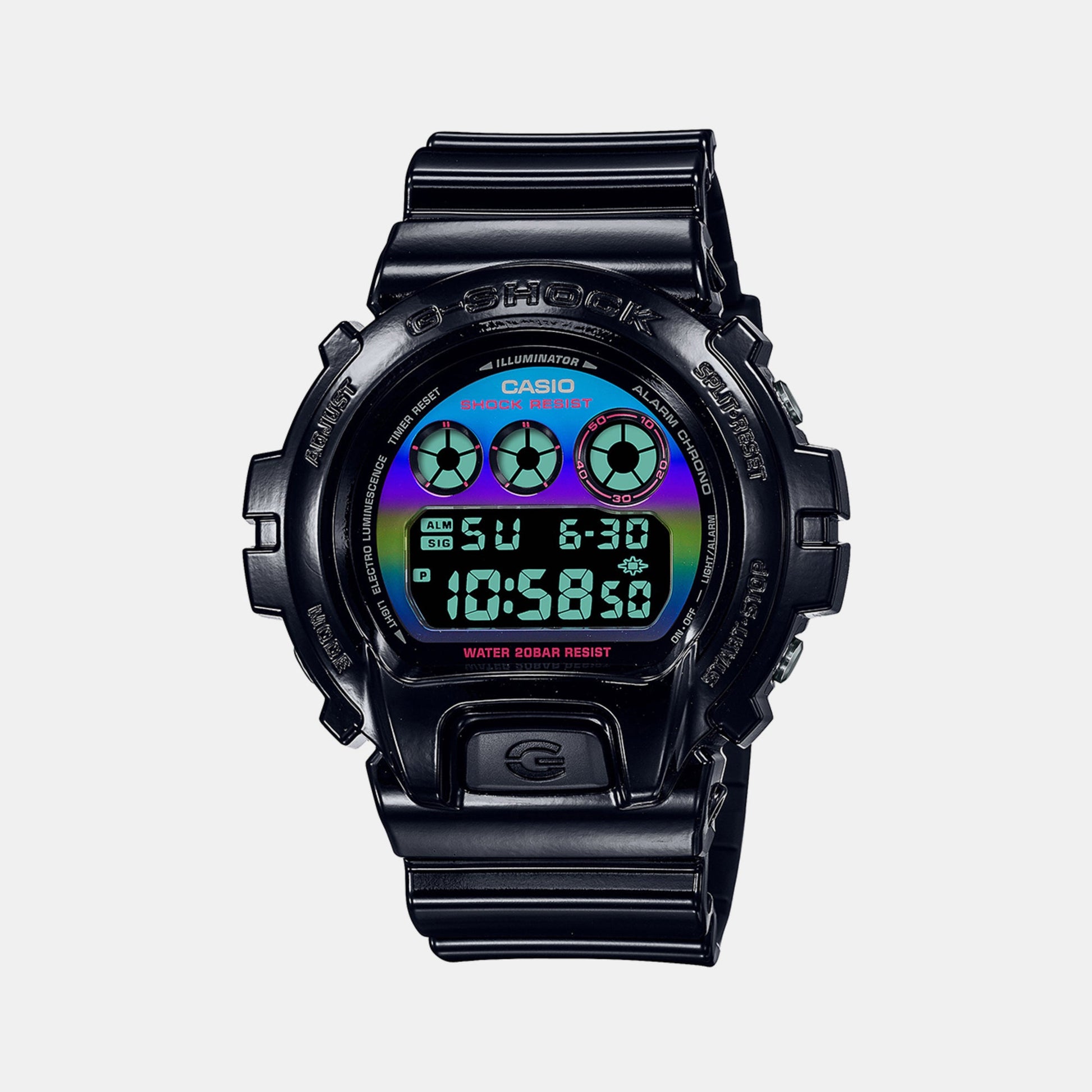 G-Shock Men Quartz Two Tone Dial Digital Resin Watch G1363