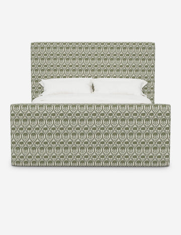 Olive Blockprint Floral