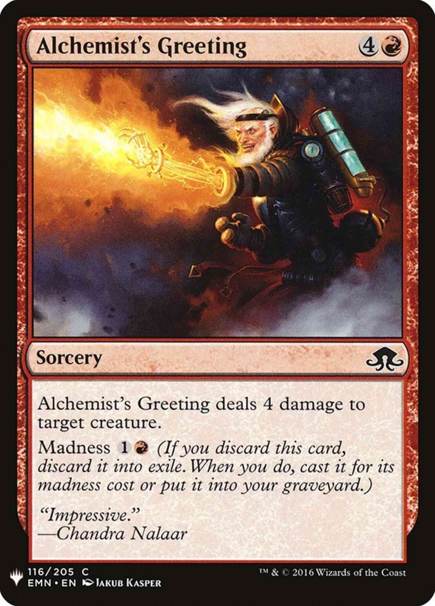 Alchemist's Greeting [EMN-116] [The List] [Non-Foil]