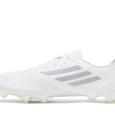 adidas Adizero F50 4 Leather FG White Silver Metallic