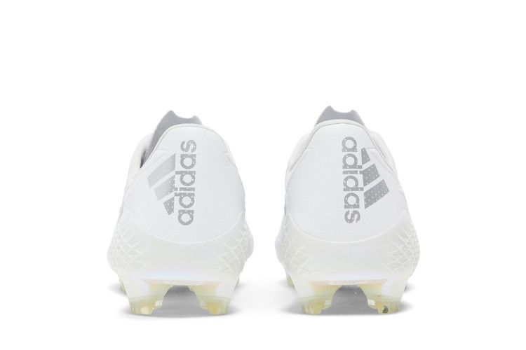 adidas Adizero F50 4 Leather FG White Silver Metallic