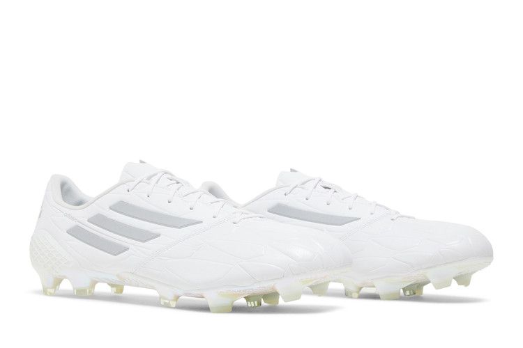 adidas Adizero F50 4 Leather FG White Silver Metallic