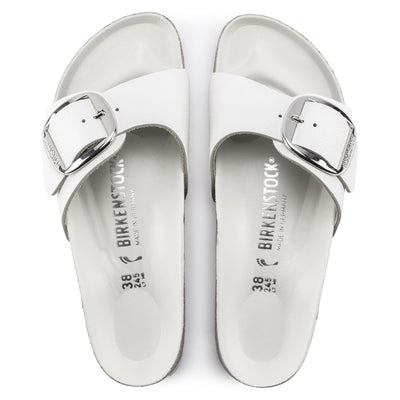 Madrid Big Buckle Natural Leather
