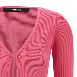Versace Safety Pin Cardigan