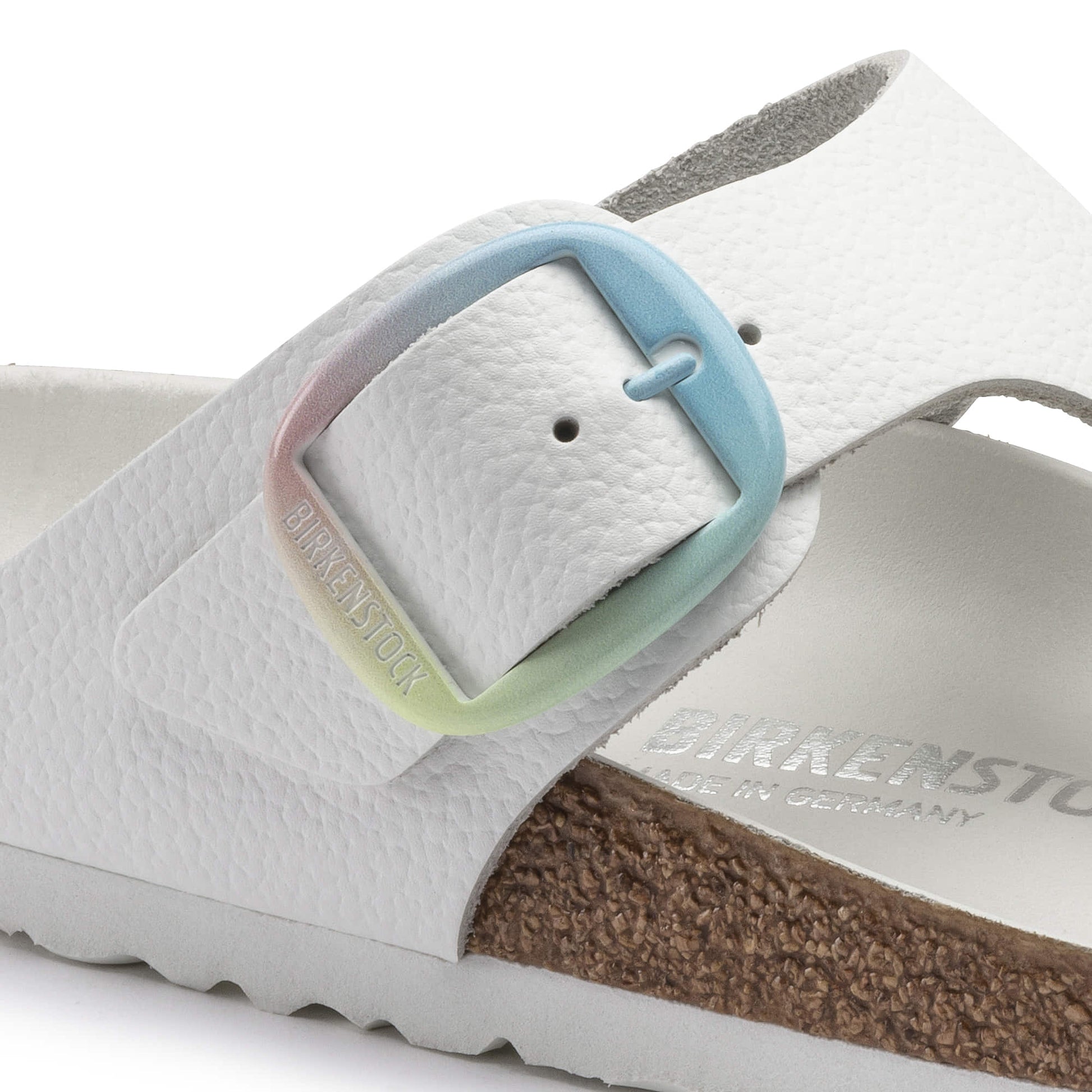 Gizeh Big Buckle Natural Leather