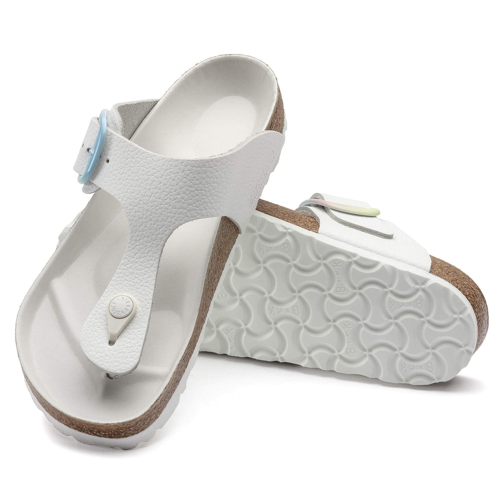 Gizeh Big Buckle Natural Leather