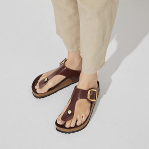 Gizeh Big Buckle Natural Leather Patent