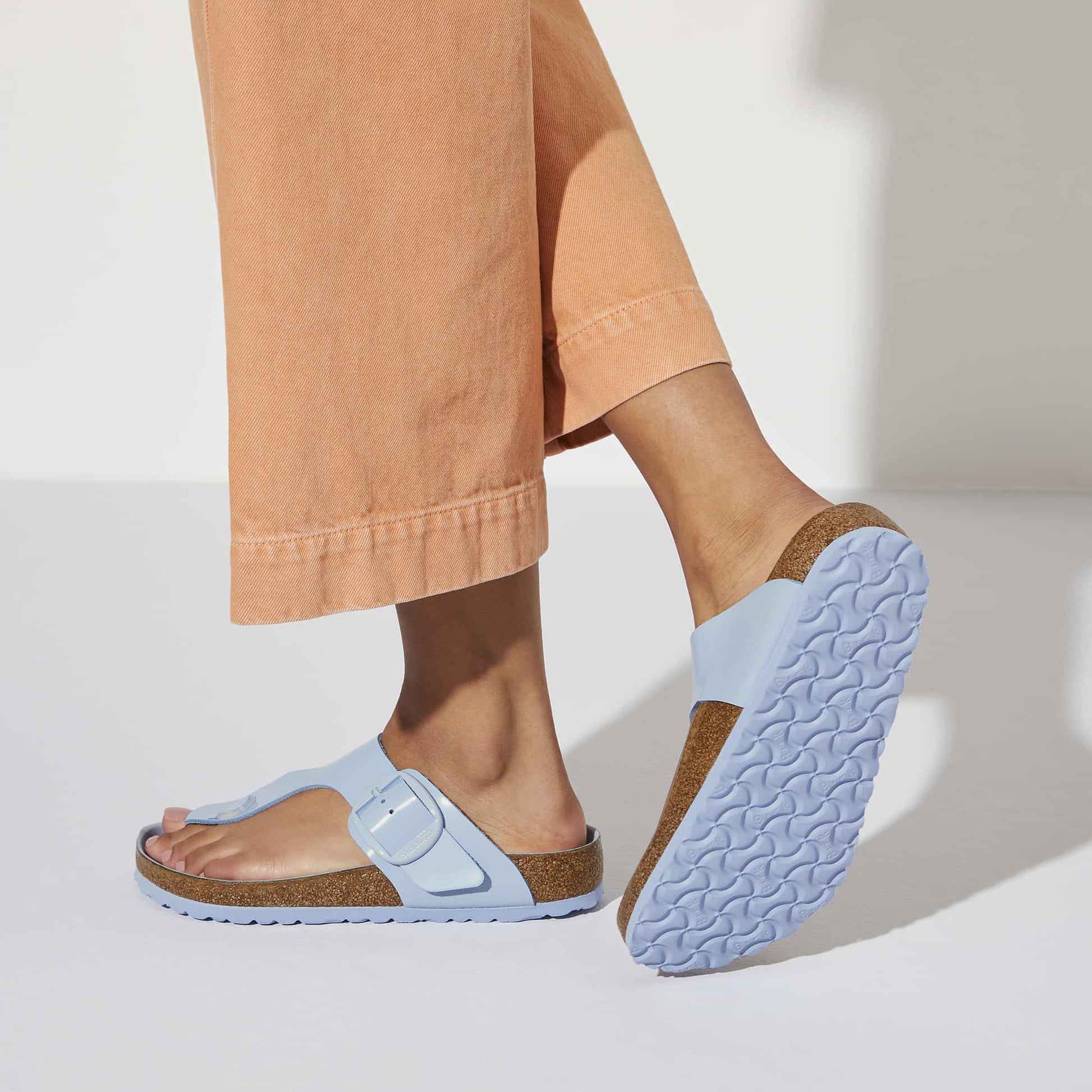 Gizeh Big Buckle Natural Leather Patent