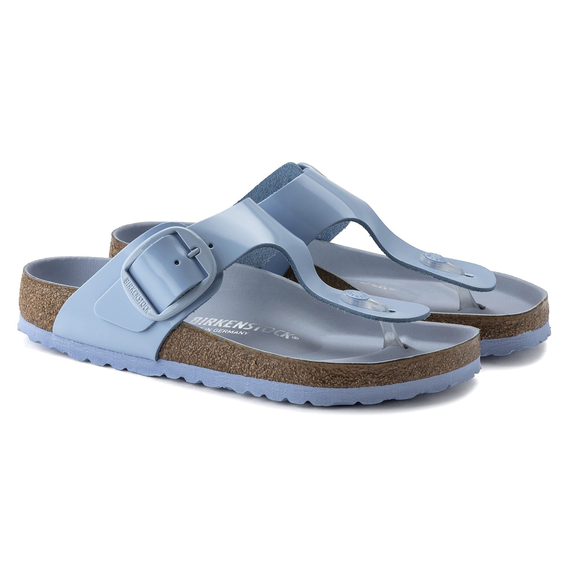 Gizeh Big Buckle Natural Leather Patent
