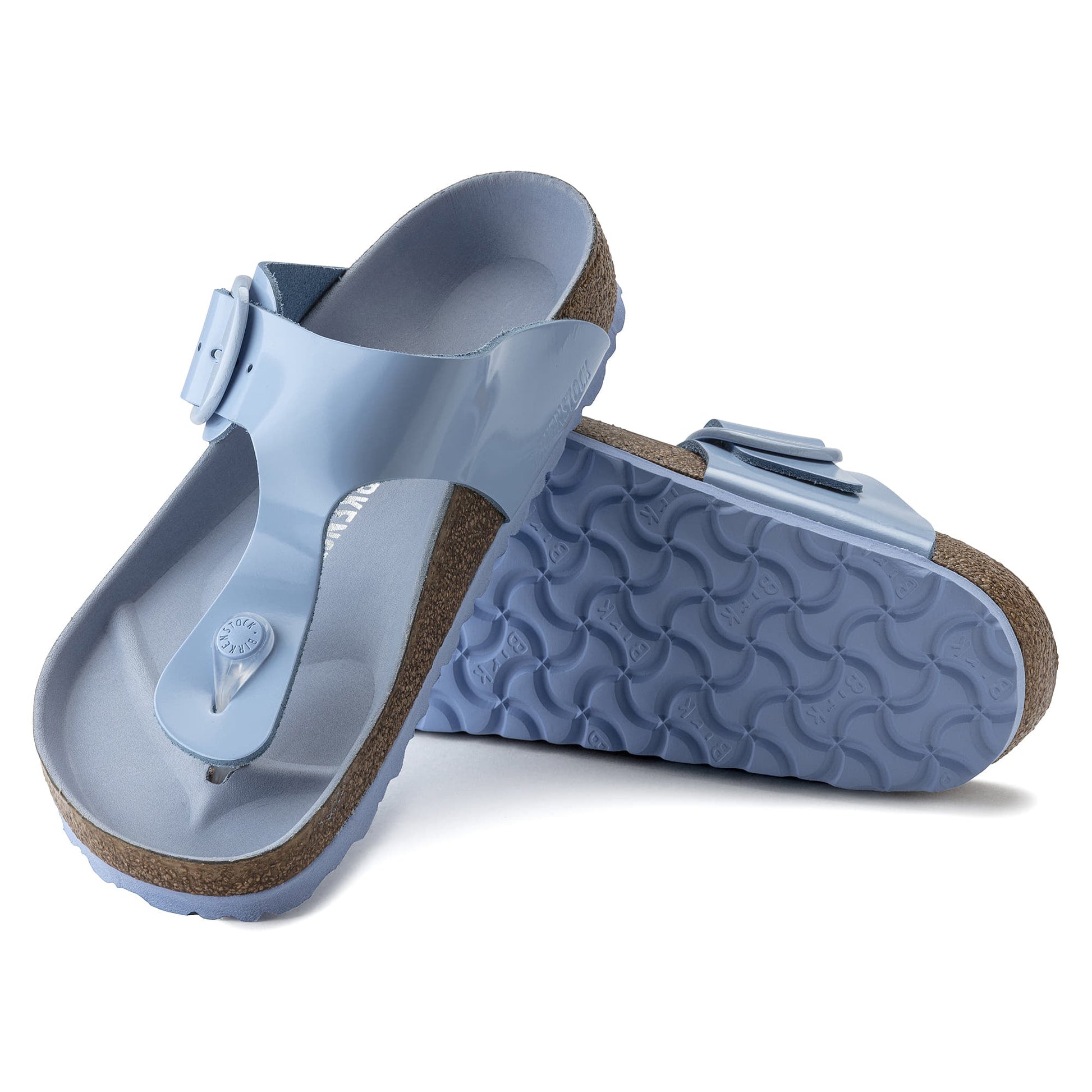 Gizeh Big Buckle Natural Leather Patent